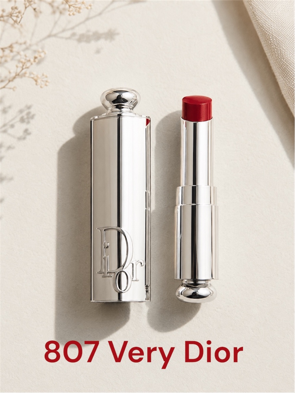 Dior Addict Glass Lipstick Ultra-Shine, Hydrating Lip Gloss - 807 Very Dior NWOT
